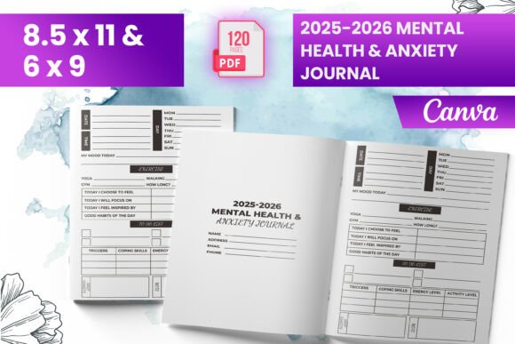 2025-2026 Mental Health Anxiety Journal: A Comprehensive Guide for Canva & KDP Users