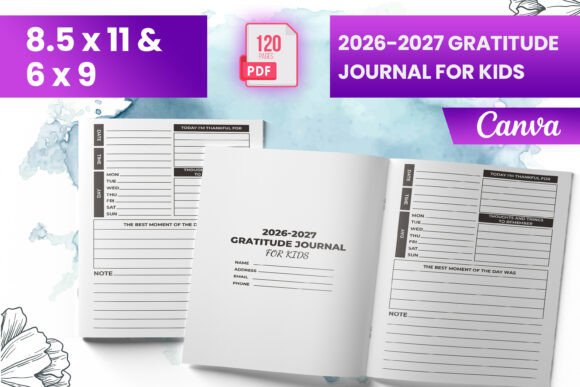 2026-2027 Gratitude Journal for Kids KDP: A Practical Tool for Creative and Educational Use