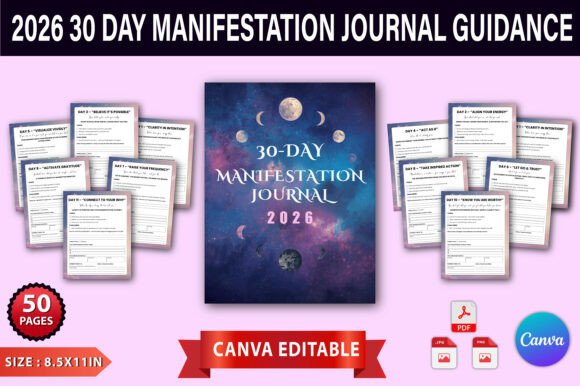2026 30-Day Manifestation Journal Guidance: Your Path to Abundance and Clarity
