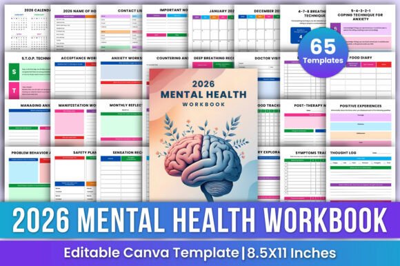 2026 Adhd Mental Health Workbook Canva: A Practical Tool for Mindful Living