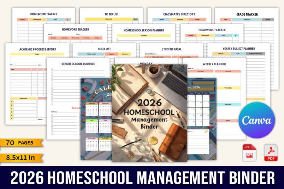 2026 Homeschool Management Binder