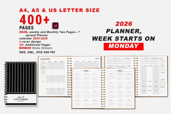 2026 Monday Start Ultimate Planner