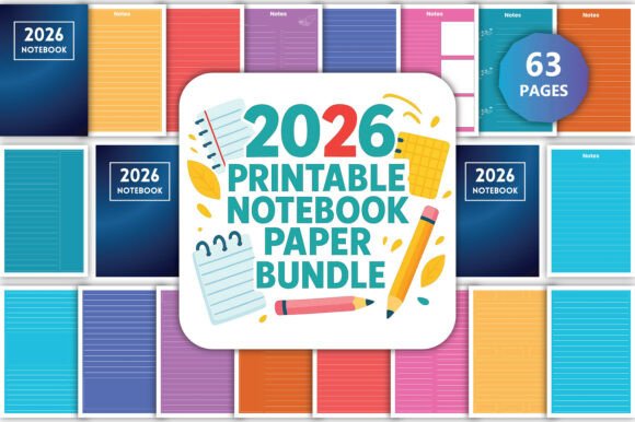 2026 Printable Notebook Paper Bundle: A Practical Guide to Organization and Creativity