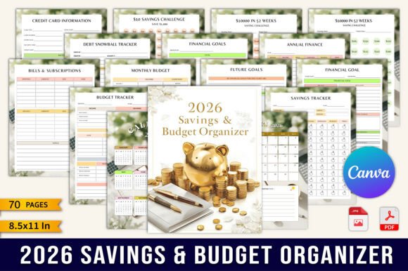 2026 Savings Budget Organizer