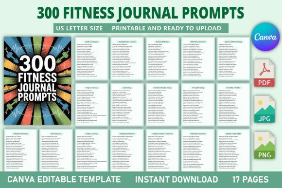 300 Fitness Journal Prompts for Your Journey