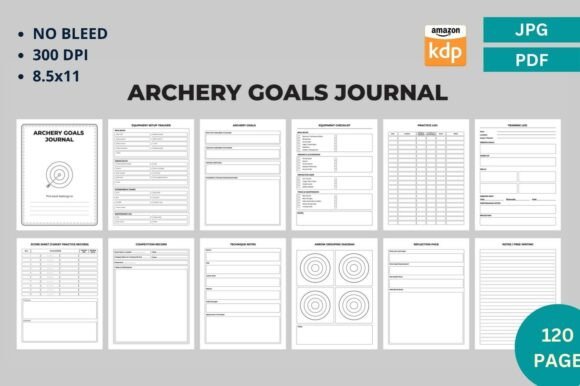 Archery Goals Journal Kdp Interior: A Comprehensive Guide for Archers