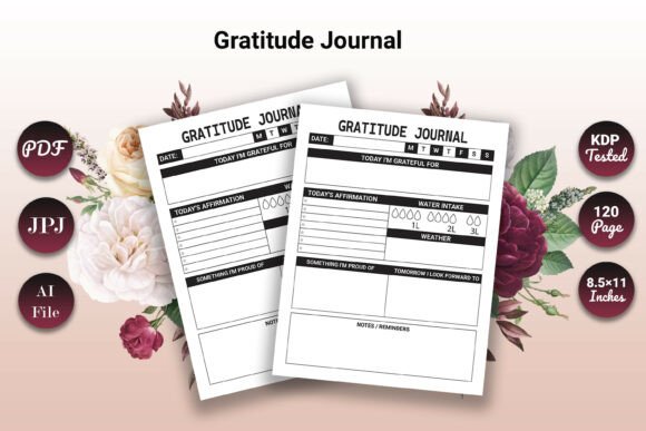 Gratitude Journal Daily KDP Interior: A Practical Solution for Your Low-Content Business