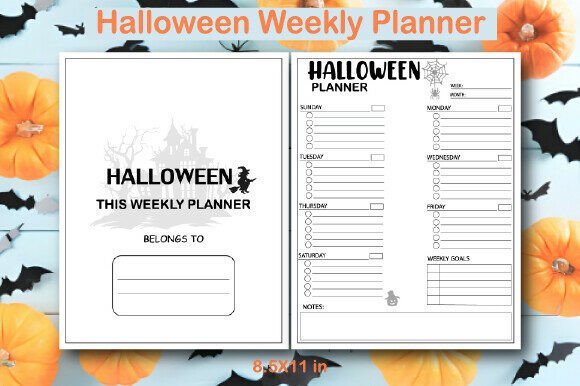 Halloween Weekly Planner