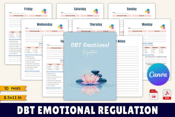 Mastering Emotional Regulation with the DBT Emotional Regulation Planner