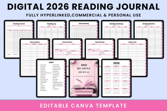 Mastering Your Reading Journey with Digital 2026 Reading Journal for KDP