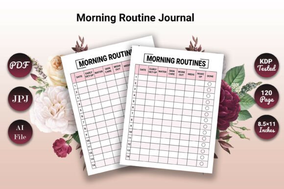 Morning Routine Journal Daily Planner