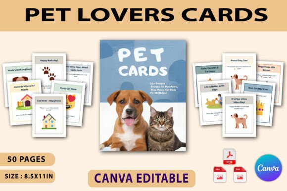 Pet Lovers Cards 40 Designs