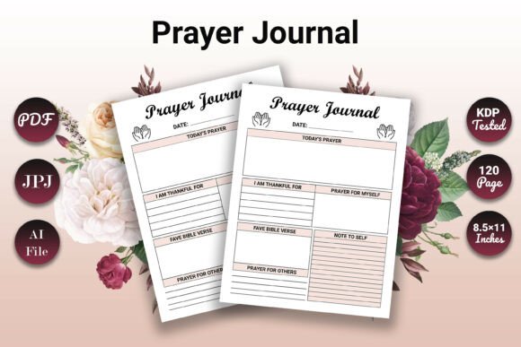 Prayer Journal Faith Planner Daily