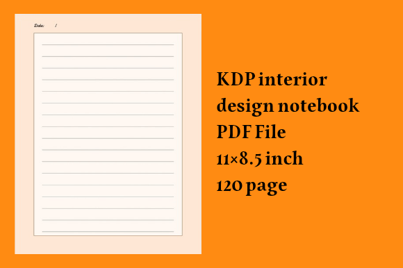 Simple Kdp Interior Design Notebook