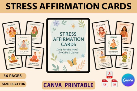 Stress Affirmation Cards: A Simple Tool for Mindful Living