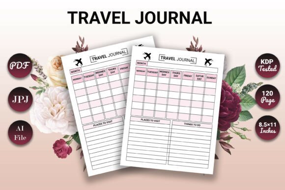 Travel Journal Trip Planner Adventure