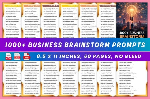 Unlocking Creativity: A Deep Dive into 1000 Business Brainstorm Prompts